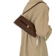thumbnail image 5 of Bolso de mano de nicho francés para mujer, nuevo bolso retro de moda para debajo del brazo, bolso tipo bagel, bolso de hombro de estilo antiguo de mediana edad, 5 of 5