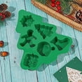 thumbnail image 2 of 2 Pack Christmas Silicone Baking Molds,Nonstick Silicone Cake Molds,Nonstick Cake Pan Muffin Mold with Shape of Christmas Tree Socks Bells Shape for Kitchen DIY Baking Tools, 2 of 6