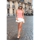thumbnail image 4 of Blusas Sin Mangas para Mujer - Camisetas Sin Mangas Informales de Verano con Cuello en V, Camisas Holgadas de Cuello Liso, Rosa, Talla L, 4 of 10