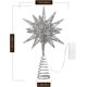 thumbnail image 4 of Árbol de Navidad con estrella plateada, luz LED para decoración de árbol de Navidad, árbol de Navidad con estrella de Moravia, árbol de hierro brillante, decoración de Navidad para interiores para fiestas, hogar, dormitorio, oficina ER, 4 of 5
