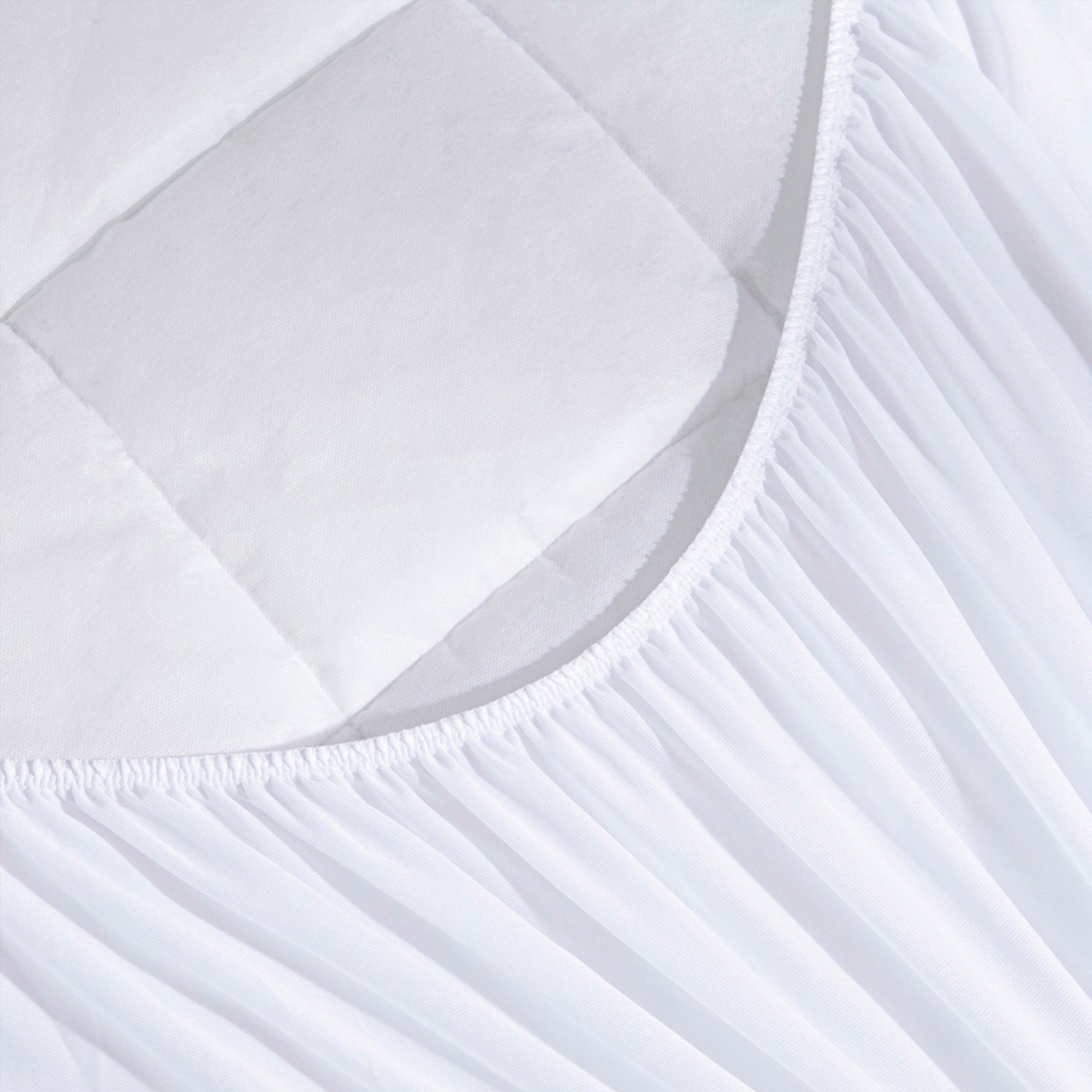 Puredown Down Alternative Mattress Pad/Topper, Coral Fleece Top, King