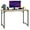 Nature, variant on LiteHaven  47 inch Computer Desk Gaming Desk Multi-Function Writing Table Student Art Modren Simple Style PC Wood and Metal Desk Workstation  Nature
