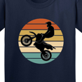 thumbnail image 4 of Inktastic Dirt Biking Motocross Retro Youth T-Shirt, 4 of 5
