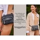 thumbnail image 2 of Baggallini Bolso bandolera pequeño con triple cremallera para mujer - Riñonera convertible de 8x6 pulgadas - Ligero resistente al agua, 2 of 5