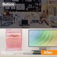 thumbnail image 3 of 6-Tier Wall File Organizer Hanging File Organizer Cubicle Organizer Wall File Holder for Office Home (Pink, 6 Tier), 3 of 5