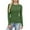 Army Green, variant on Women Casual Solid Color Round Neck Long Sleeved Slim Tight Fitting Pit Stripe Top Fall Clothes Outfits Basic Winter Clothing