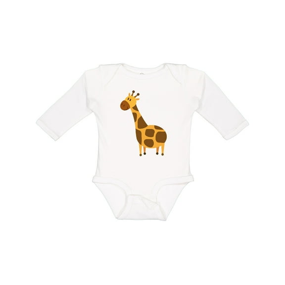Inktastic Giraffe Jungle Zoo Animal Boys or Girls Long Sleeve Baby Bodysuit