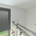 thumbnail image 5 of Naiture Dual Corner Rods Double Corner L Shaped Shower Curtain Rod with T Shape Ring Ceiling Support, Stainless Steel 60'' x 30'', Brushed Nickel Finish, 5 of 9