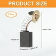 thumbnail image 2 of Uxcell 2Pcs CB-153 Carbon Brushes Set Replaces 18x13.5x6.5mm for Most Power Tools Motor, 2 of 6