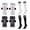 Black, variant on Buquapse 2 Pairs Kids Soccer Shin Guards Set, Shin Pads and Long Soccer Socks for Boys & Girls Ages 3-10, Breathable & Lightweight Protective Soccer Gear(Black + Blue)