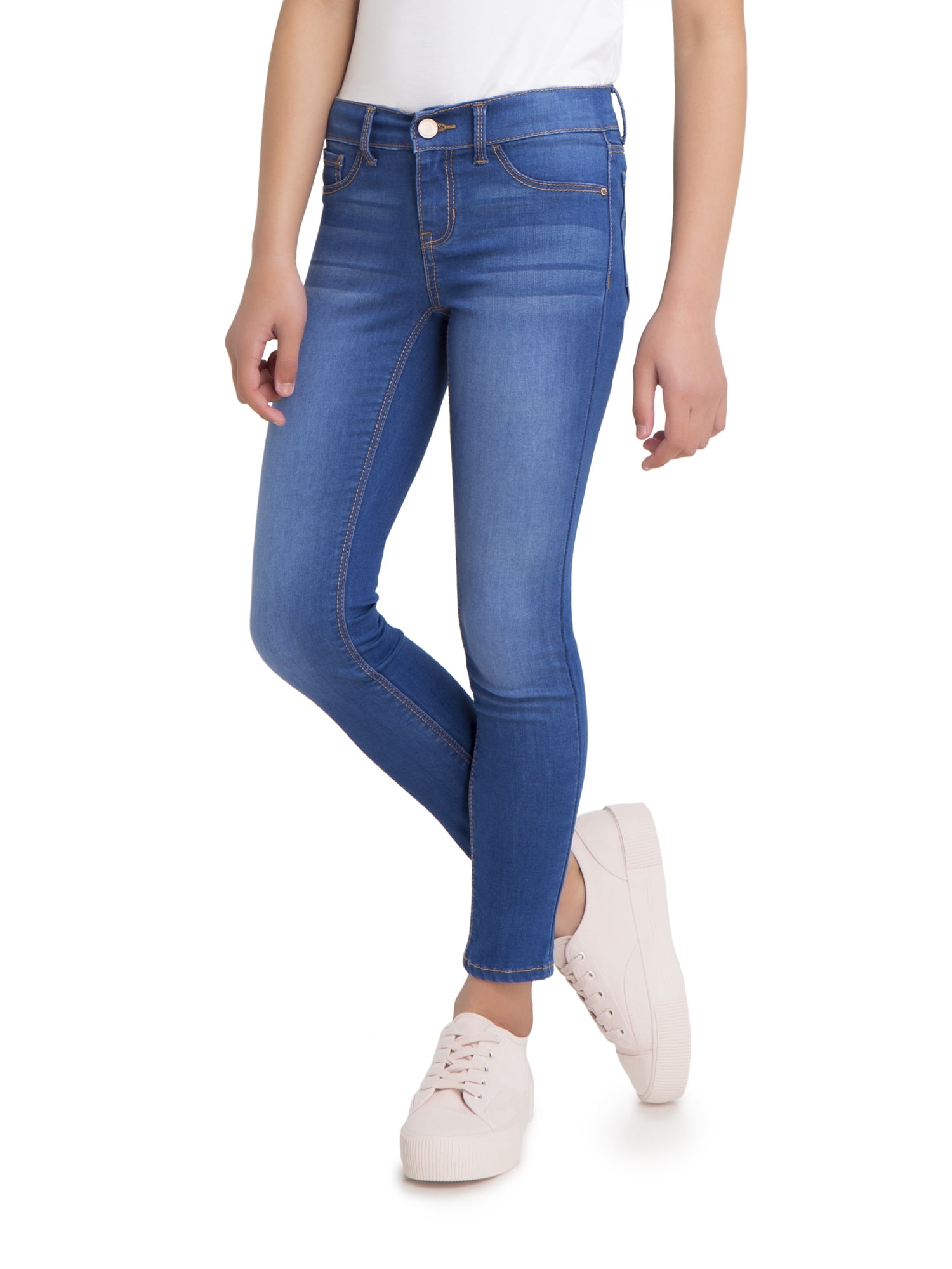 Girls Super Skinny Stretch Jeans 7 for all mankind 6 