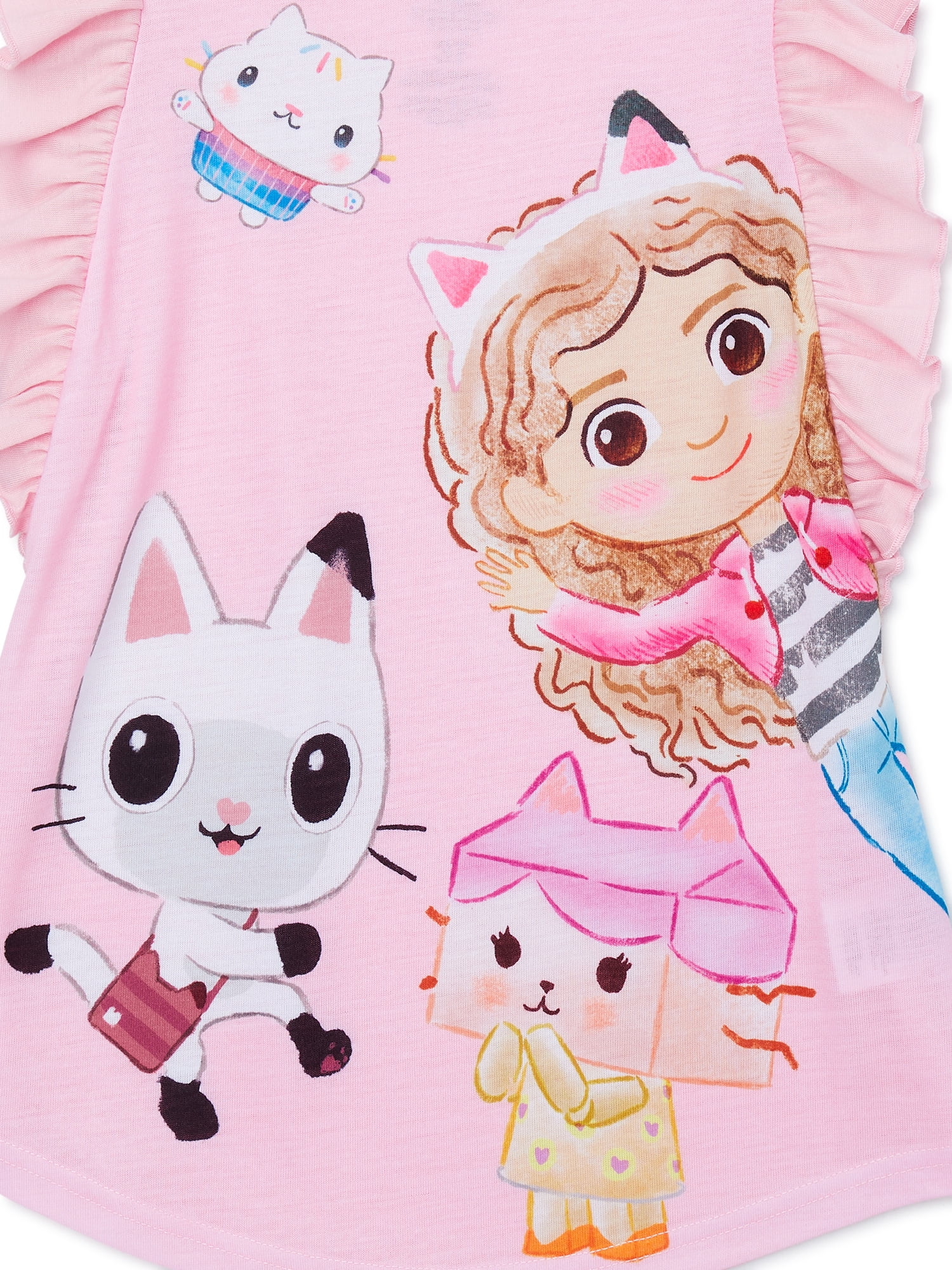 Gabby Dollhouse Toddler Girl Nightgown, Sizes 2T-5T