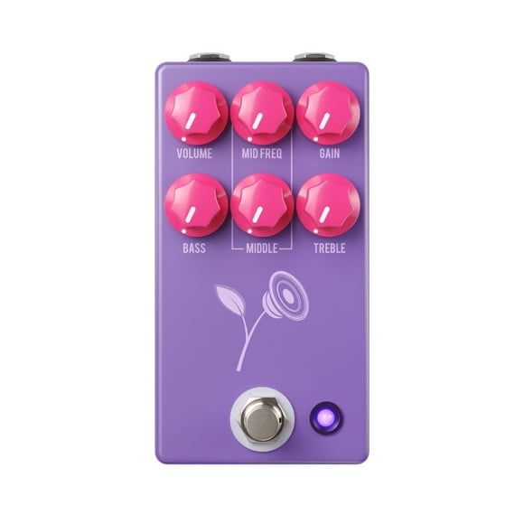 Pedal de distorsión JHS Violet Purple para guitarra eléctrica