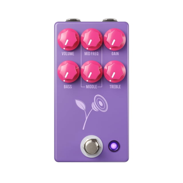 Pedal de distorsión JHS Violet Purple para guitarra eléctrica