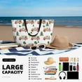 thumbnail image 5 of Kdxio Camp Van for Beach Bag for Women Large Beach Tote Bag Waterproof Sandproof Swim Bag with Zipper Pockets Beach Vacation Travel, 5 of 7