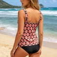 thumbnail image 1 of Two Piece Swimsuits Tankini High Waisted Bikini Top With Swim Shorts Comfortable Swimwear For Beach Pool Bathing Suit with Underwire Bra Support Swimsuit plus Size Swim Shorts for Women plus Size, 1 of 5