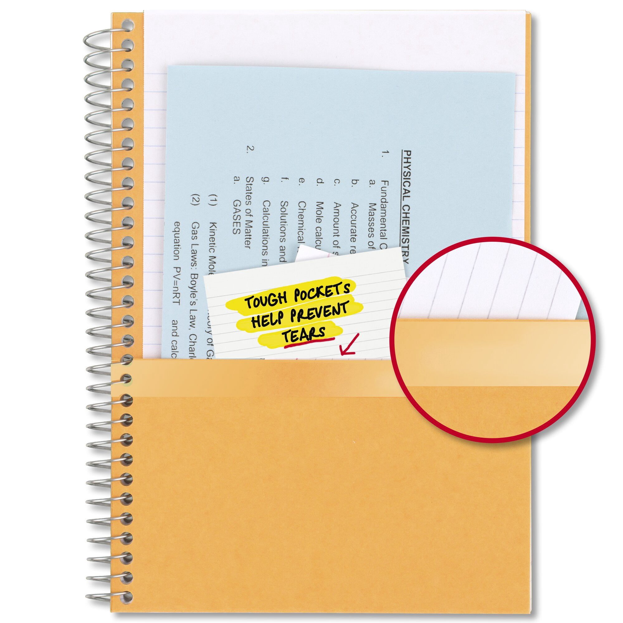 (2 pack) Five Star Spiral Notebook, 2 Subject, College Ruled, 6" x 9.5", Gray