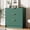 Forest green, variant on 30" Tall 3-Drawer Dresser for Bedroom, Modern Vertical Fluted Nightstand with Gold Metal Handles, Multi-Functional Storage Chest for Bedroom, Living Room, Entryway & Hallway