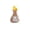 A003- Clear (Style D), variant on Spooky Halloween Decorations 1 Inch Pastel Pink Mini Bottle Figurine Halloween Table Decor for Home Indoor Party Display 1 Pc