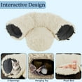 thumbnail image 5 of PETMAKER Cat Tunnel with Cat Bed - Multifunctional Cat Tunnel Bed, Cream, 5 of 11
