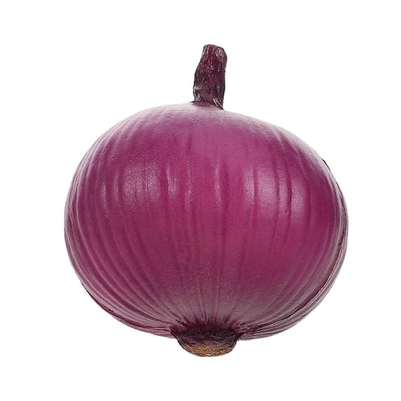 Purple Artificial Onion Decoration with Realism for Home Store Display PU Lifelike Photo Prop