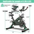 thumbnail image 3 of Spaco Stationary Exercise Cycling Bike with 33lbs Flywheel for Home, Stair Stepper, Total Body Fitness Cross Trainer, 3 of 9