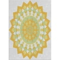 thumbnail image 1 of Ahgly Company Indoor Rectangle Patterned Copper Green Novelty Area Rugs, 8' x 12', 1 of 6