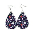 thumbnail image 2 of Boucles d'Oreilles Mode Femme Jour de la Saint-Patrick Forme Goutte Verte Impression Clous d'Oreilles, 2 of 9