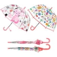 thumbnail image 2 of MGH 2 PCS Kids Clear Umbrellas for Rain Dome Bubble Umbrella Windproof for Toddler Boys Girls, 2 of 9