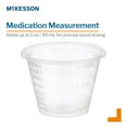 thumbnail image 2 of McKesson Medicine Cups - Disposable Plastic, Clear, Graduated Cup - 1 oz, 100 Count, 50 Packs, 5000 Total, 2 of 5