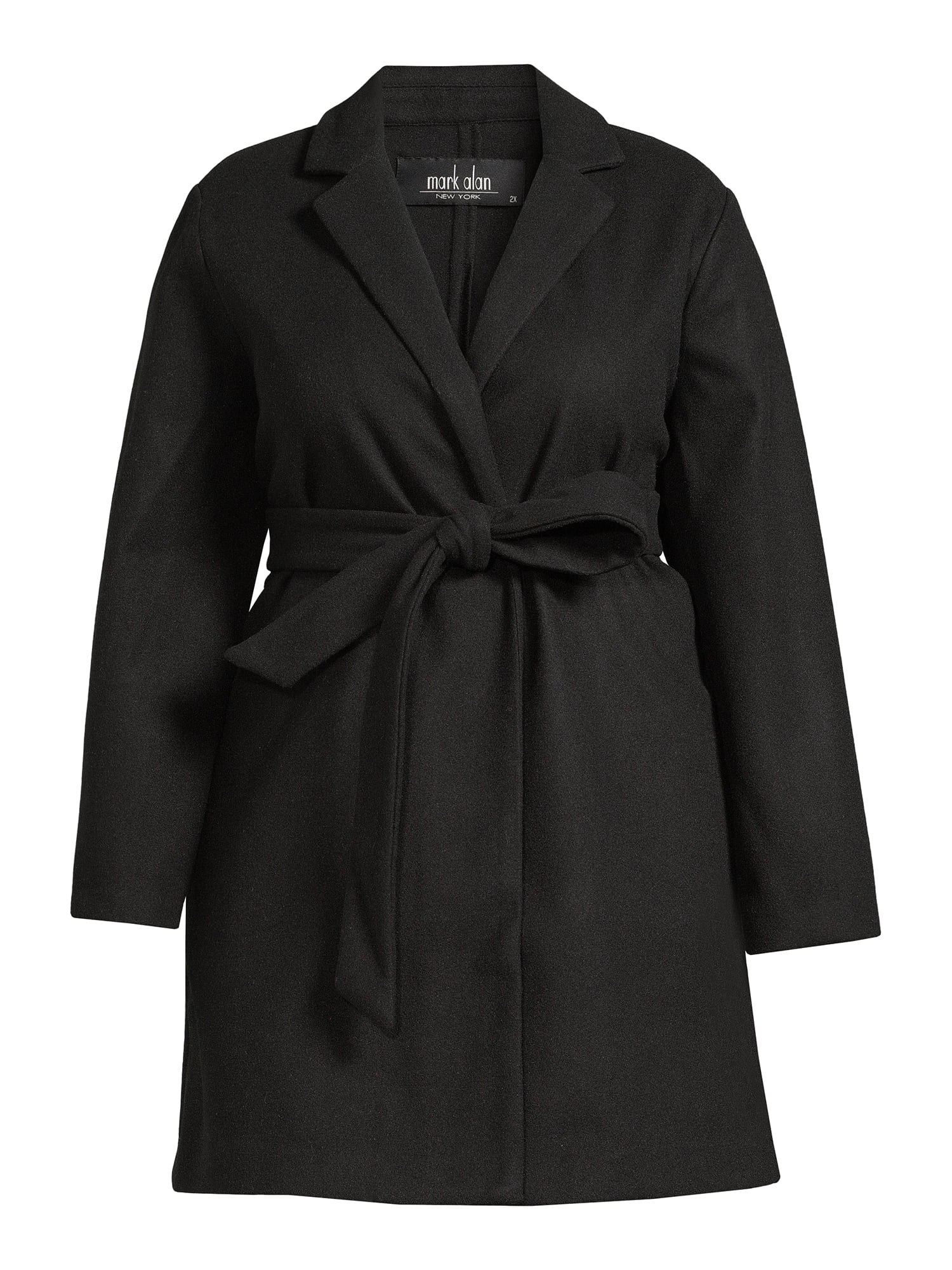 Mark Alan Women's Plus Size Single-Breasted Belted Peacoat