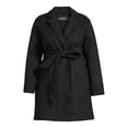thumbnail image 3 of Mark Alan Women's Plus Size Single-Breasted Belted Peacoat, 3 of 5