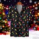 thumbnail image 1 of Blusa y camisa de manga corta con cuello vuelto para hombre Camisa de manga corta con estampado navideño para hombre Tops casuales con cuello vuelto Camisa Blusa Tops para hombre, 1 of 5