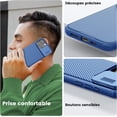 thumbnail image 2 of Étui pour iPhone 15 Pro Max Bleue avec Protection de Caméra, [Protection de Caméra], [Pare-Chocs PC+TPU] pour iPhone 15 Pro Max 6.7 Pouces 2023, 2 of 5