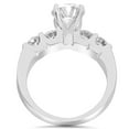thumbnail image 3 of Pompeii 2.30Ct Round Solitaire Diamond Engagement Ring 14K White Gold Lab Grown (GH,SI1), 3 of 4