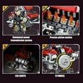 thumbnail image 4 of V8 Engine Model Kit That Work - 8-Cylinder Visible Engine Building Blocks Set with Motor, LED Light & APP Control - Build Your Own Engineering Kit, STEM Project, 4 of 7
