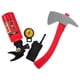 thumbnail image 3 of 1 Conjunto de disfraz de bombero para niños con extintor de juguete realista. Kit de disfraces de bombero para niños y niñas para juegos de simulación e interacción social., 3 of 8