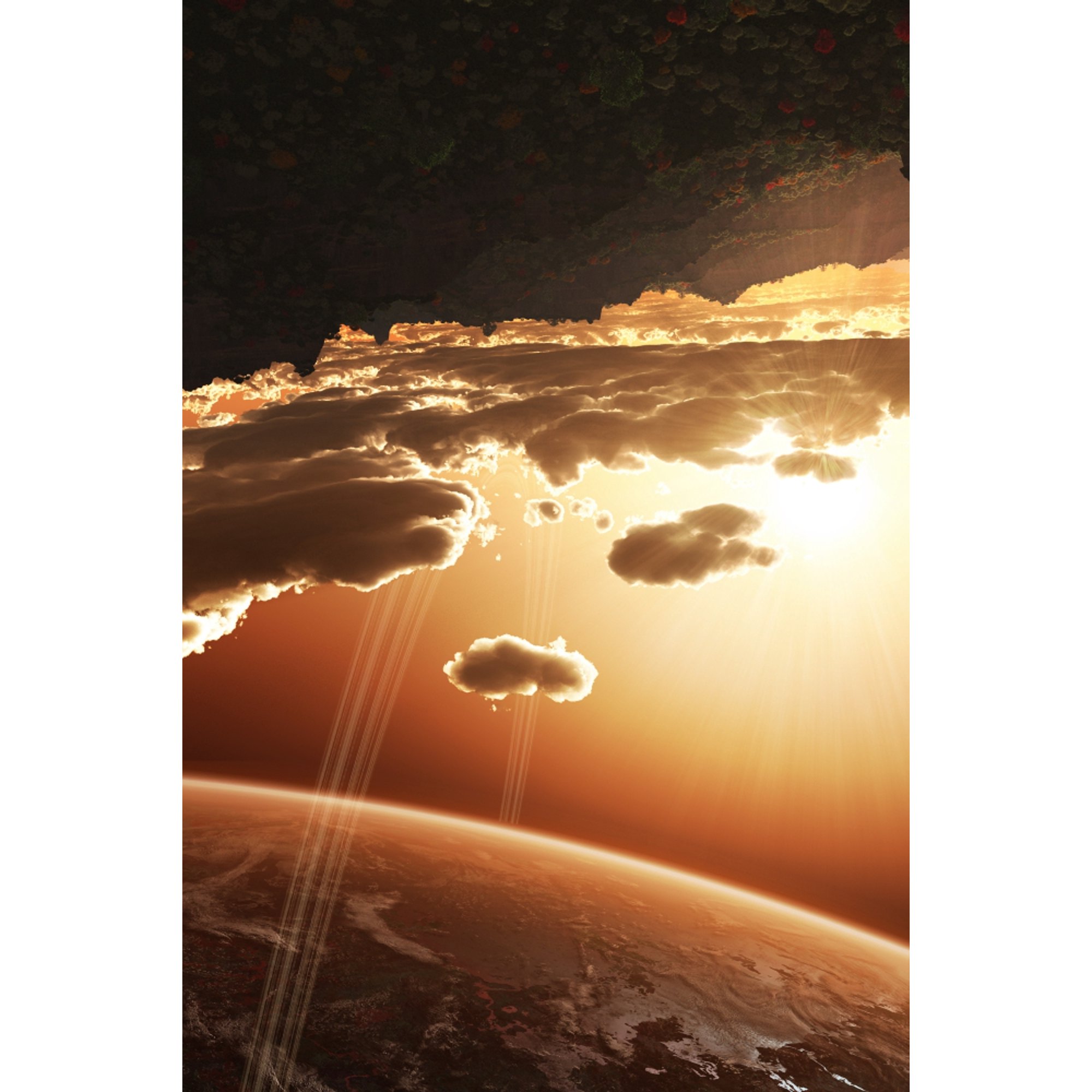 Artists concept of perspective in space Canvas Art - Frieso HoevelkampStocktrek Images (12 x 18)