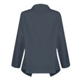 Cardigan Jean Jacket Women's Casual Coat Solid Color Short Loose