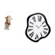 thumbnail image 5 of Estatua Del Dios De La Fortuna Con Reloj De Acrílico Fundido De Diseño Creativo Para Una Decoración De Escritorio, Tienda O Evento De Lujo único En Año Nuevo., 5 of 8