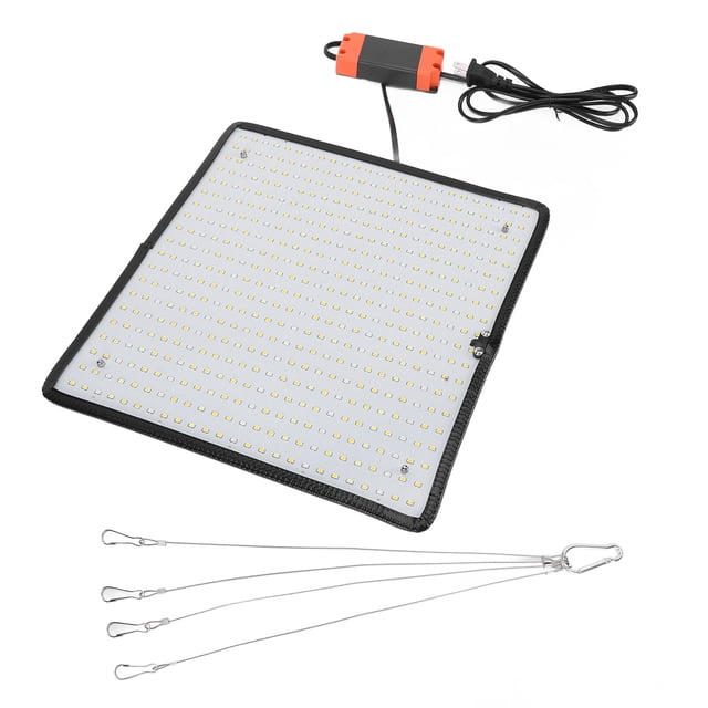 Luz de cultivo LED de espectro completo para invernaderos, alta potencia, 38 W, enchufe de EE. UU. de CA 85-265 V, ideal para el crecimiento de plantas, 500 LED
