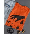thumbnail image 3 of Tangling Magical Hearts Shaped T-Shirt Women -Image by Shutterstock, Female Large, 3 of 4