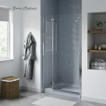 Voltaire 48" x 36" Single-Threshold, Left-Hand Drain, Shower Base in Gray