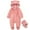 Watermelon Red, variant on 6-9 Months Newborn Baby Onesie Snowsuit Footie Romper Fleece Hooded Jumpsuit Bodysuit Winter Outwear Boys Girls Baby Boy Girls Winter Warm Rompers Unisex Beige