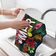 thumbnail image 6 of Sikiie Summer Birds and Flowers Waffle Weave Kitchen Dish Cloth,Super Absorbent Kitchen Dish Towels 16*26 Inches for Dish Rags Washing Dishes, Drying Dishes, 6 of 7