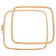 thumbnail image 1 of FELTECHELECTR 2Ud Aro Cuadrado Para Bordado En Plástico Khaki Con Estructura Estable Para Manualidades, 1 of 8