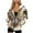 Aztec Highland Cow, variant on Cherry Hoodie Womens Sweatshirt Womens Hoodies Zip Up Jacket Oversized Hoodies for Women Trendy Workwear Jacket Zipper Sweatshirts Loose Fit M