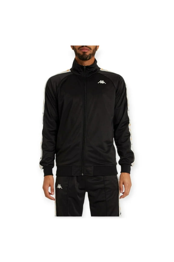 Kappa Men 222 Banda Dullo 2 Jacket (BLACK SMOKE-GREY)