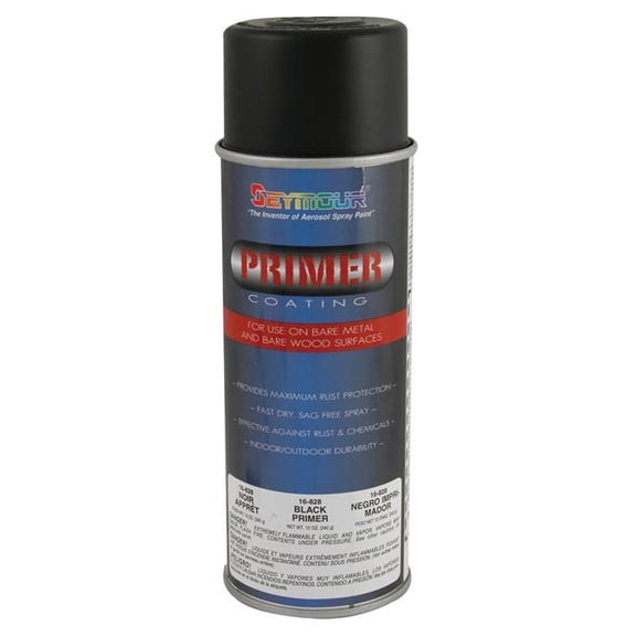 Seymour of Sycamore 16-828 Apprêt Noir Haute Technologie 16 oz - Lot de 6
