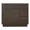 thumbnail image 5 of Vanity Art 36" W Birch Plywood Freestanding Single Base 2 Drawers Storage Cabinet with Soft Close Door, 5 of 9